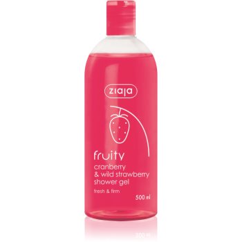 Ziaja Fruity Cranberry & Wild Strawberry gel de dus hidratant - imagine 2